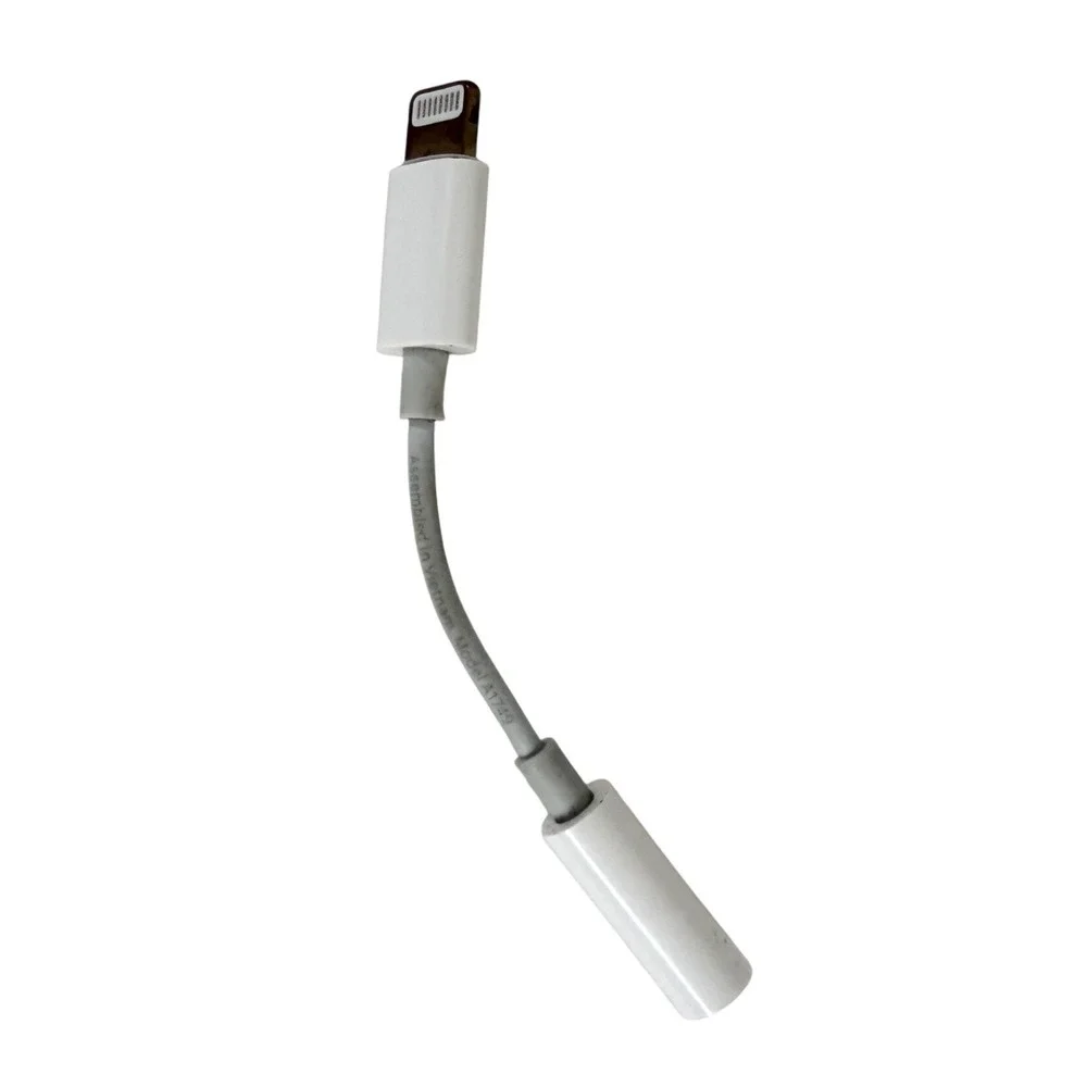Apple‎ Lightning to 3.5mm Headphone Jack Adapter OEM Genuine White